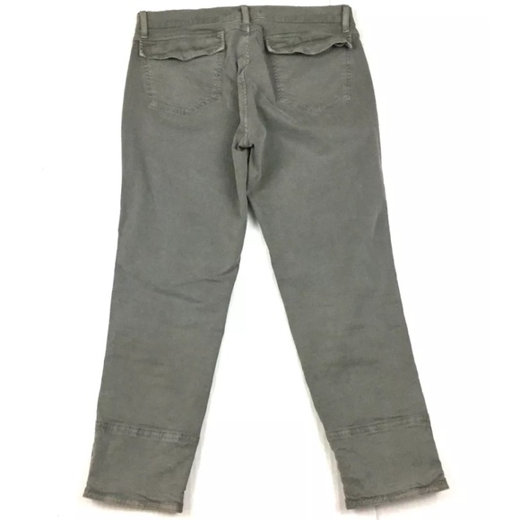 J Brand Army Green Ankle Zip Jeans! EUC! - Picture 3 of 11